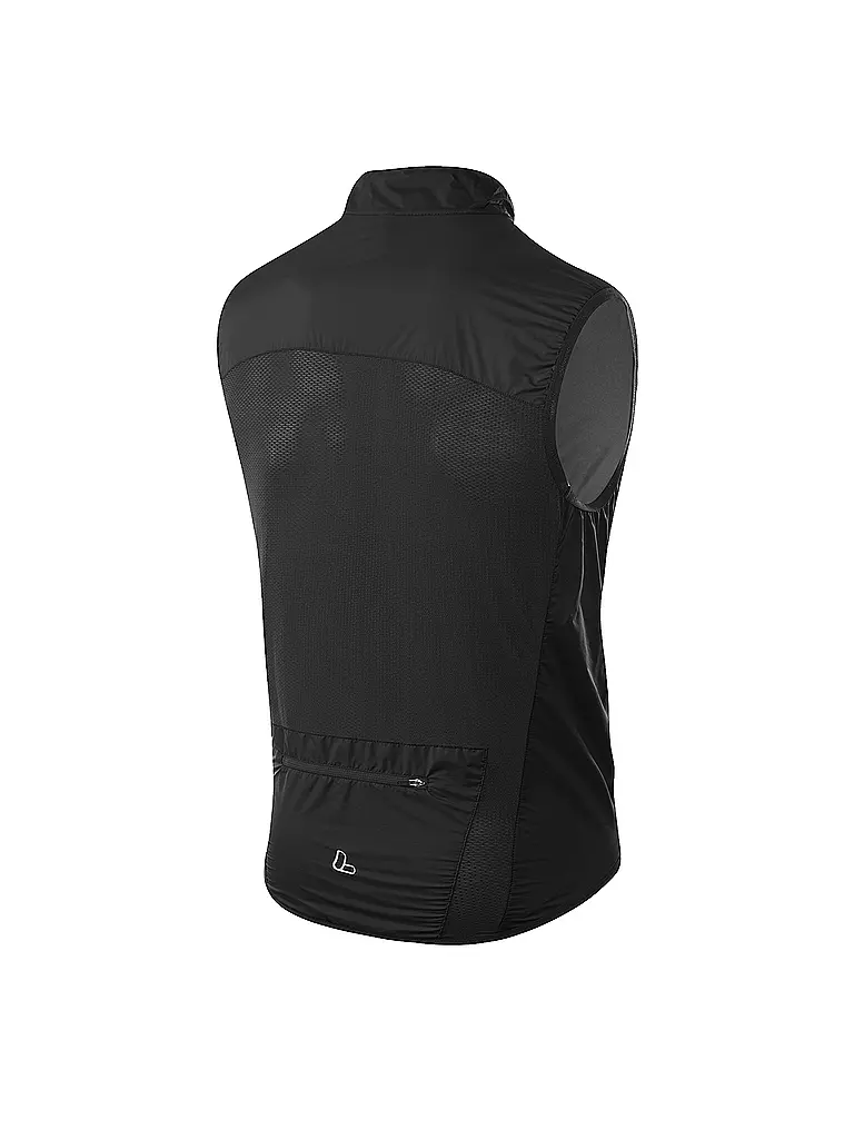 LÖFFLER | Herren Rad Weste WPM Pocket | Noir