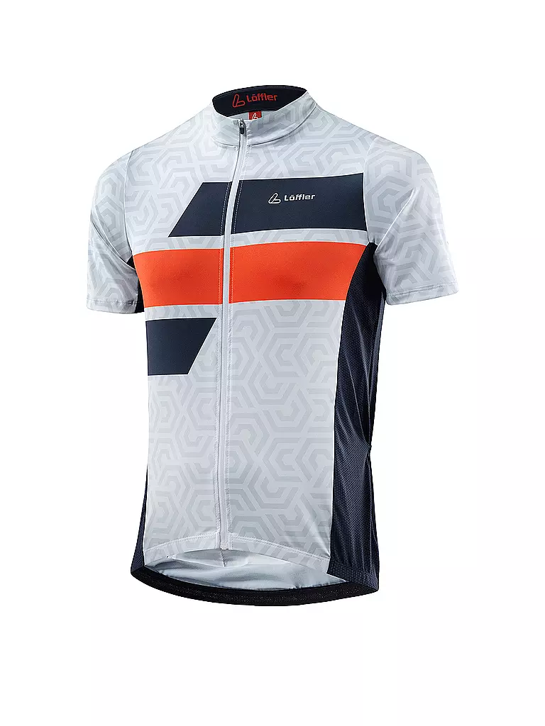 LÖFFLER | Herren Radtrikot Celtic Mid FZ | Blanc