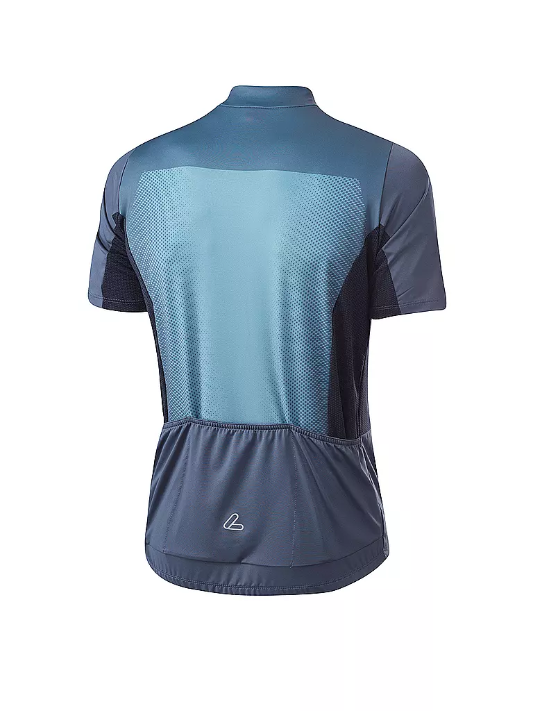 LÖFFLER | Herren Radtrikot Grady Mid FZ | Bleu foncé