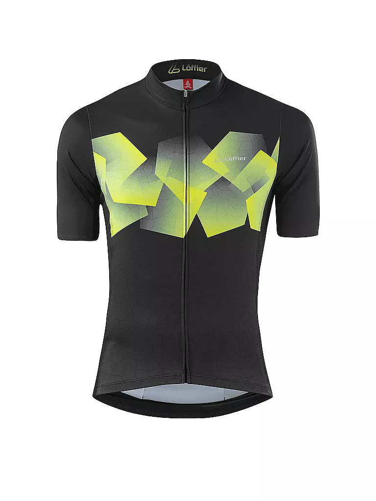 LÖFFLER | Herren Radtrikot Leaves Hotbond® FZ | Noir