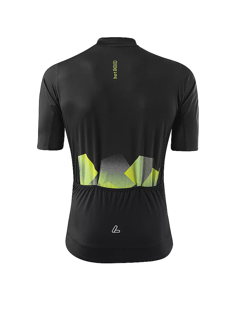 LÖFFLER | Herren Radtrikot Leaves Hotbond® FZ | Noir
