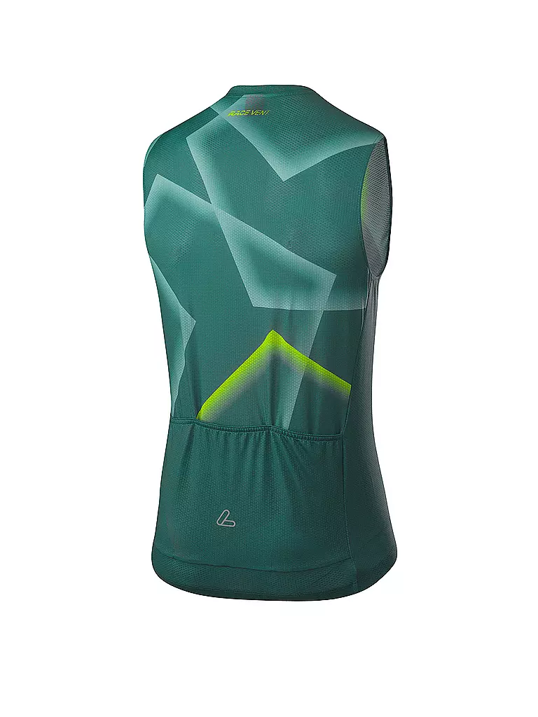 LÖFFLER | Herren Radtrikot Penta Vent FZ SL | Pétrole