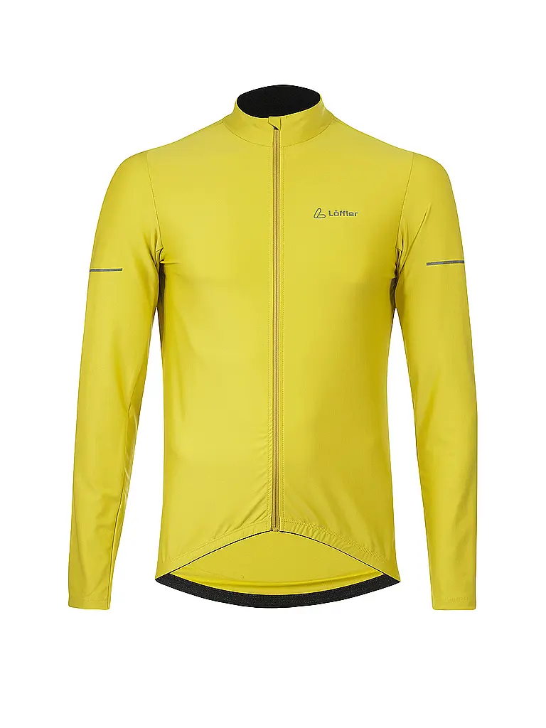 LÖFFLER | Maillot de cyclisme d'hiver pour homme Colonel Mid | Jaune