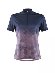 LÖFFLER | Maillot de cyclisme femme Maja HZ + UEG | Bleu foncé