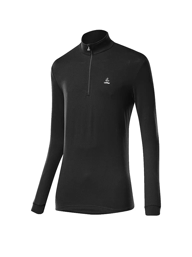 LÖFFLER | Pull Basic CF TRANSTEX® pour hommes | Noir