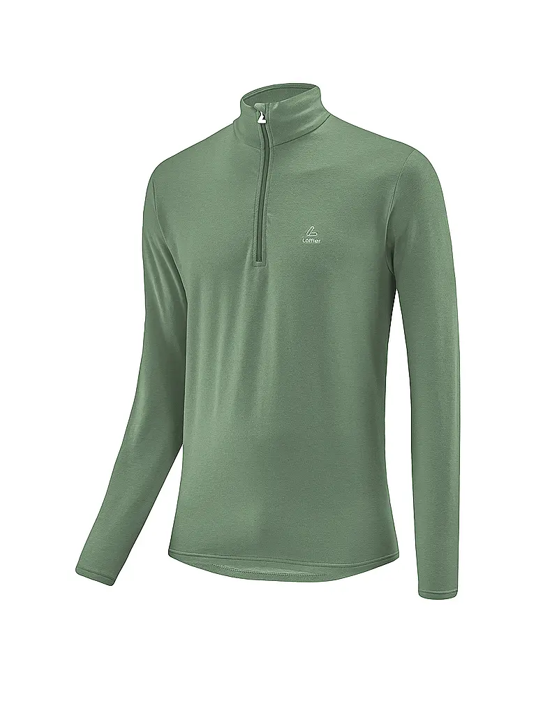 LÖFFLER | Pull Basic CF TRANSTEX® pour hommes | Olive