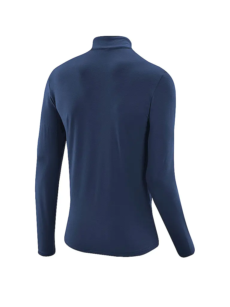 LÖFFLER | Pull Basic CF TRANSTEX® pour hommes | Bleu foncé
