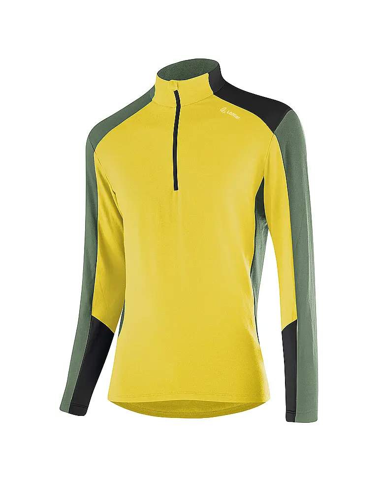 LÖFFLER | Sous-maillot zippé pour homme HARLEY TRANSTEX® | Jaune