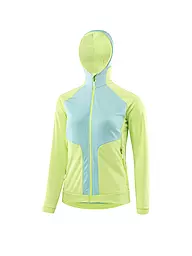 LÖFFLER | Sous-pull de ski de fond à capuche Tech Stretch pour femme | Vert clair