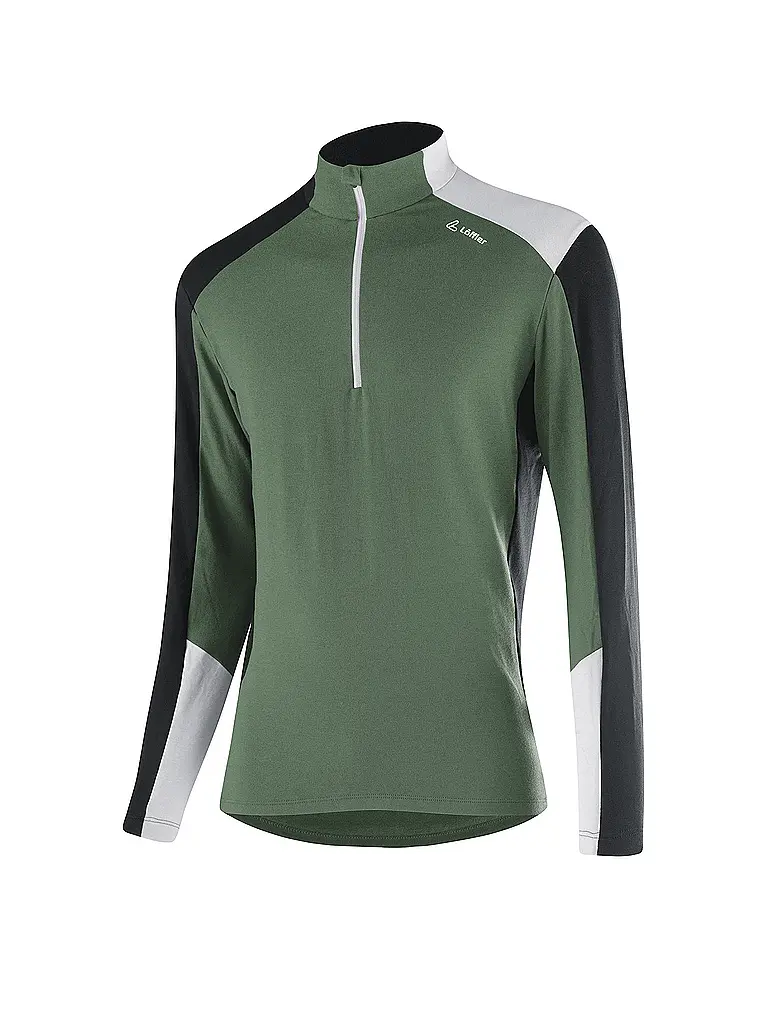 LÖFFLER | Sous-vêtement zippé pour homme HARLEY TRANSTEX® | Olive