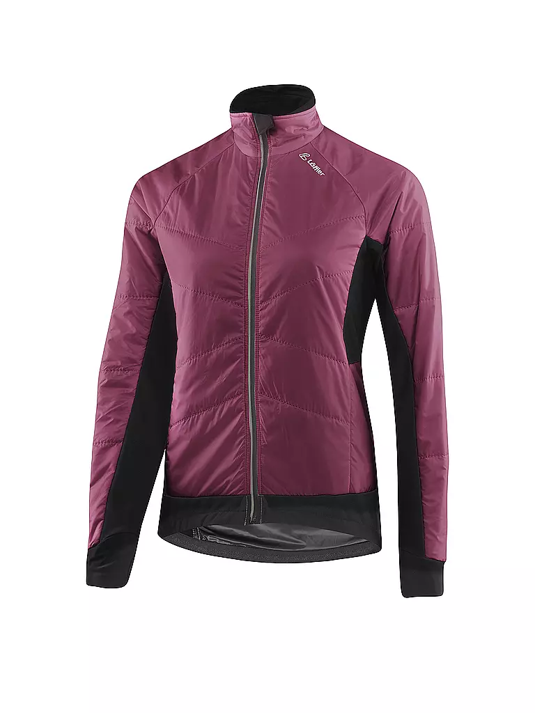 LÖFFLER | Veste de cyclisme isolante pour femmes Hotbond® PL60 | Rouge foncé