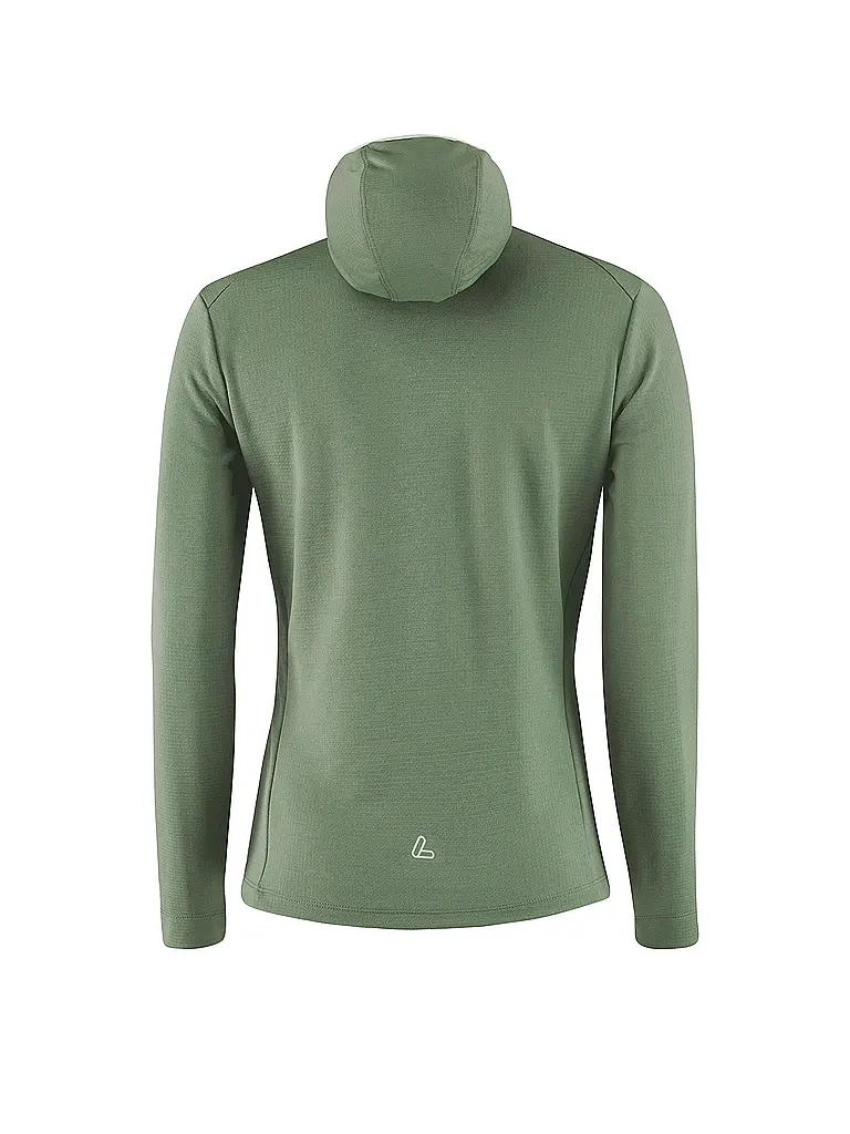 LÖFFLER | Veste polaire de ski de fond pour femmes Tech-Merino à capuche | 