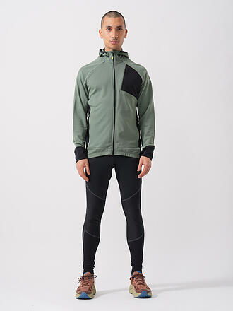 LÖFFLER | Veste polaire de ski de fond pour hommes Tech-Merino à capuche