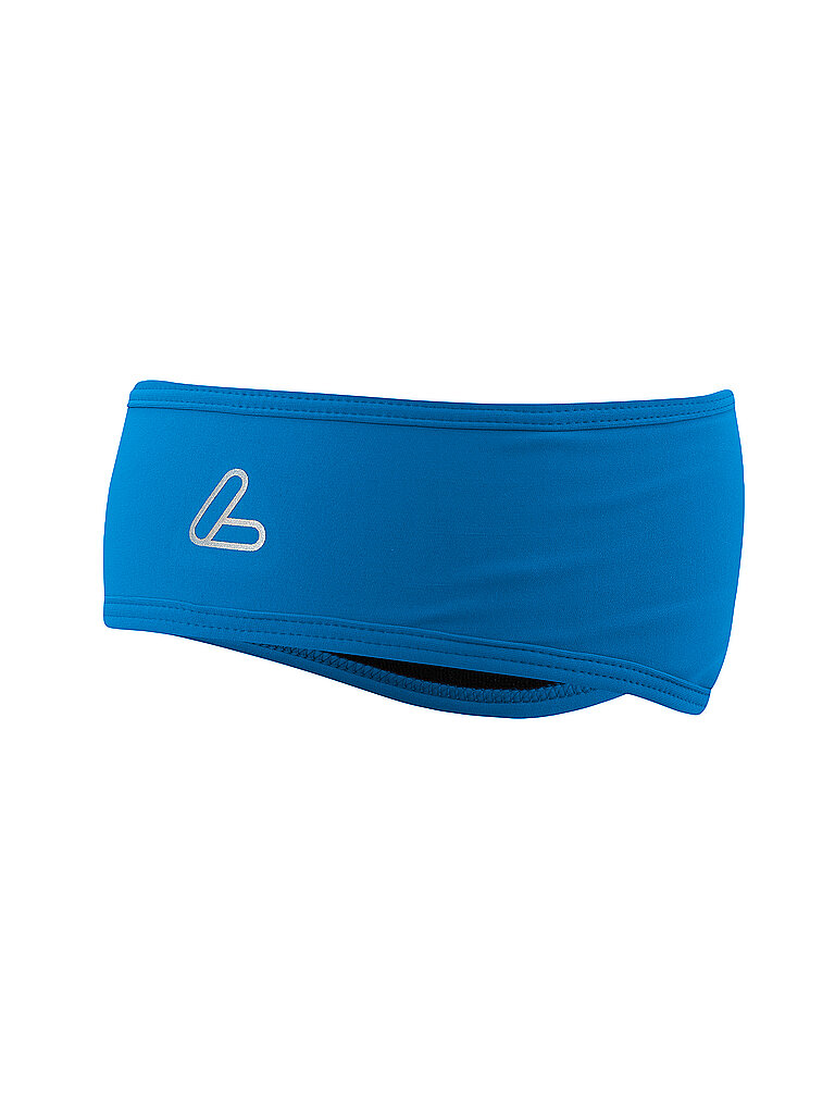 Löffler Stirnband Mono Flaps bleu