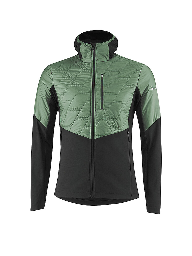 Löffler Veste hybride de ski de fond Alex PL6 Hoodie olive 54