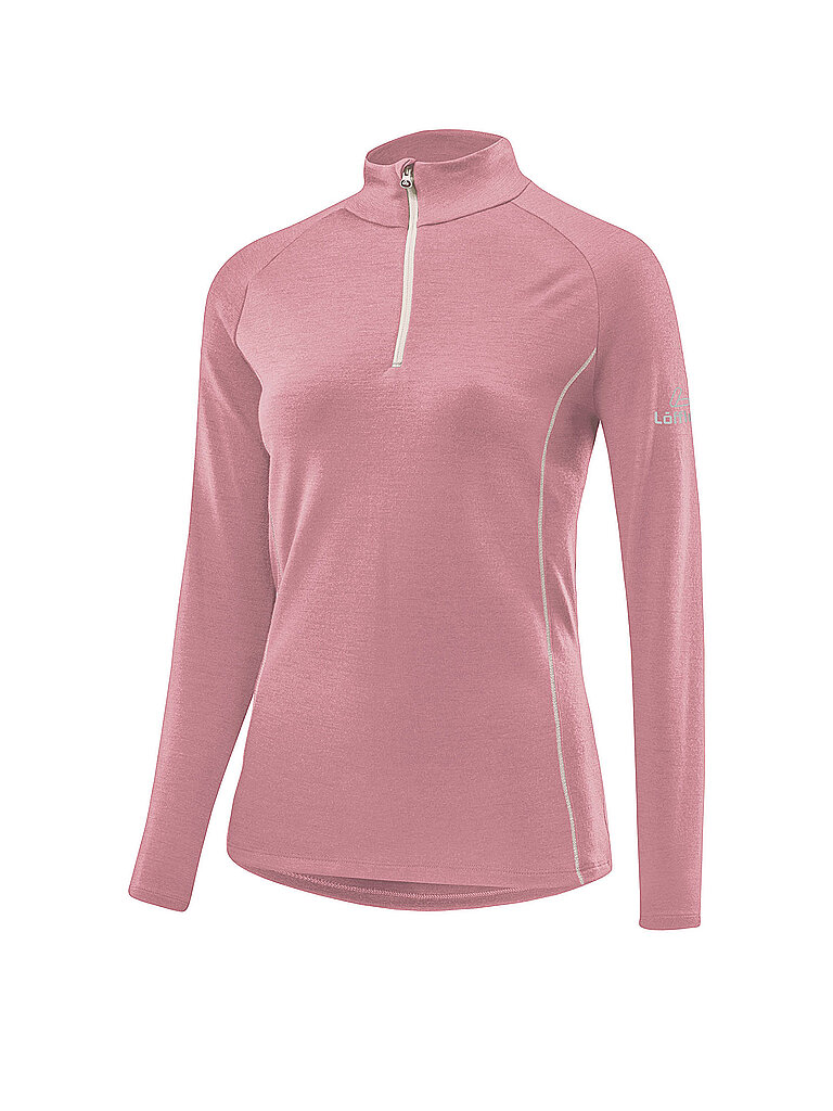 Löffler Maillot de ski de fond Midlayer transtex® Merino rose 38