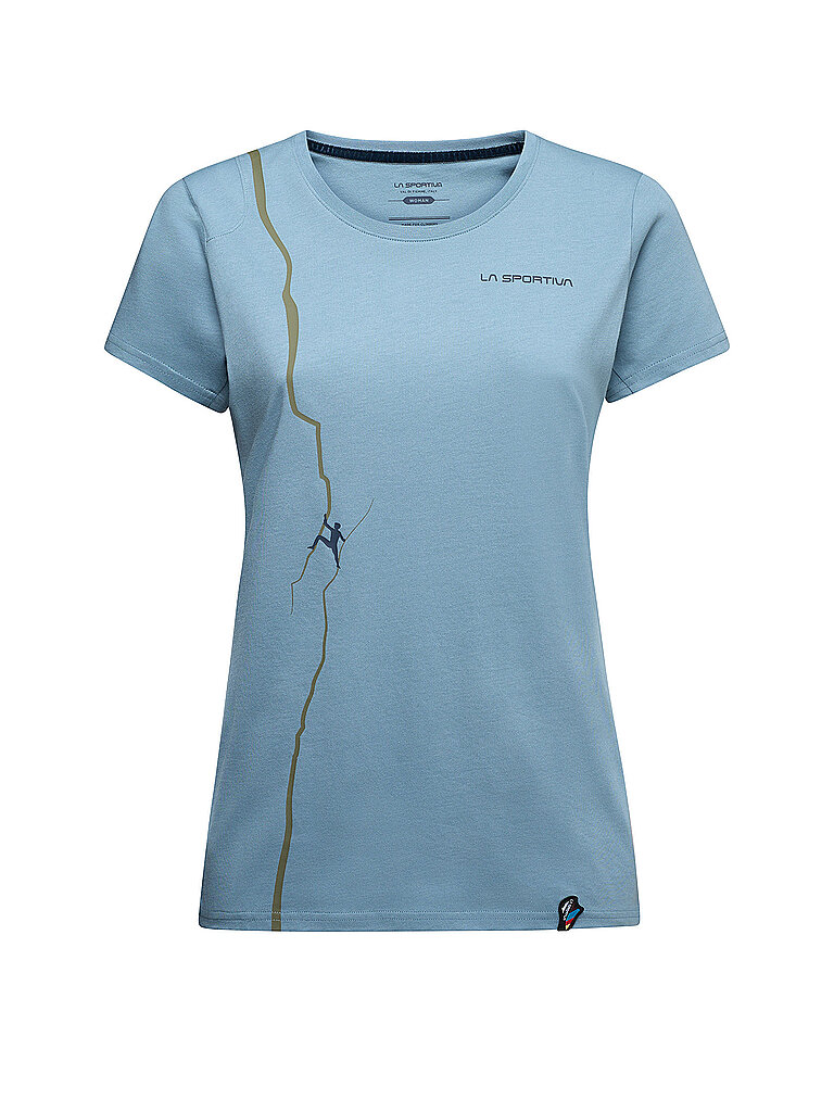 T-shirt d'escalade Route bleu clair XL
