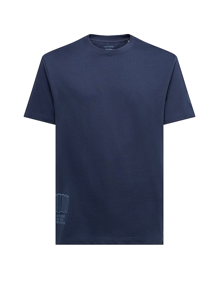 T-shirt d'escalade Citizen Mountains bleu marine S
