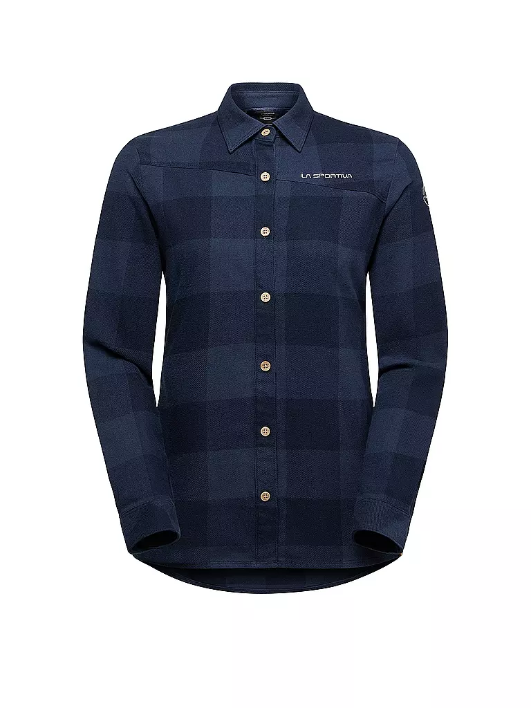 LA SPORTIVA | Blouse d'escalade Rambler Flannel pour femmes | Bleu foncé