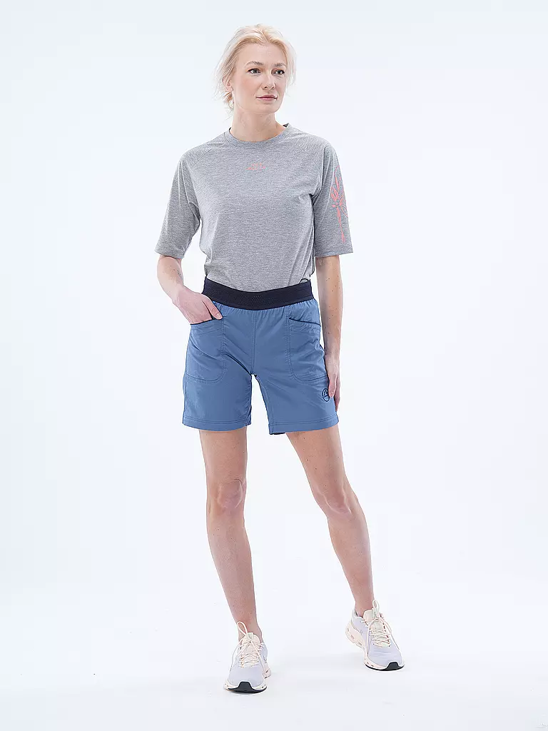 LA SPORTIVA | Damen Klettershort Onyx | Bleu clair