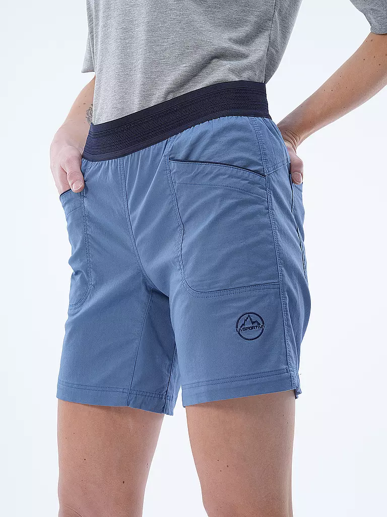 LA SPORTIVA | Damen Klettershort Onyx | Bleu clair