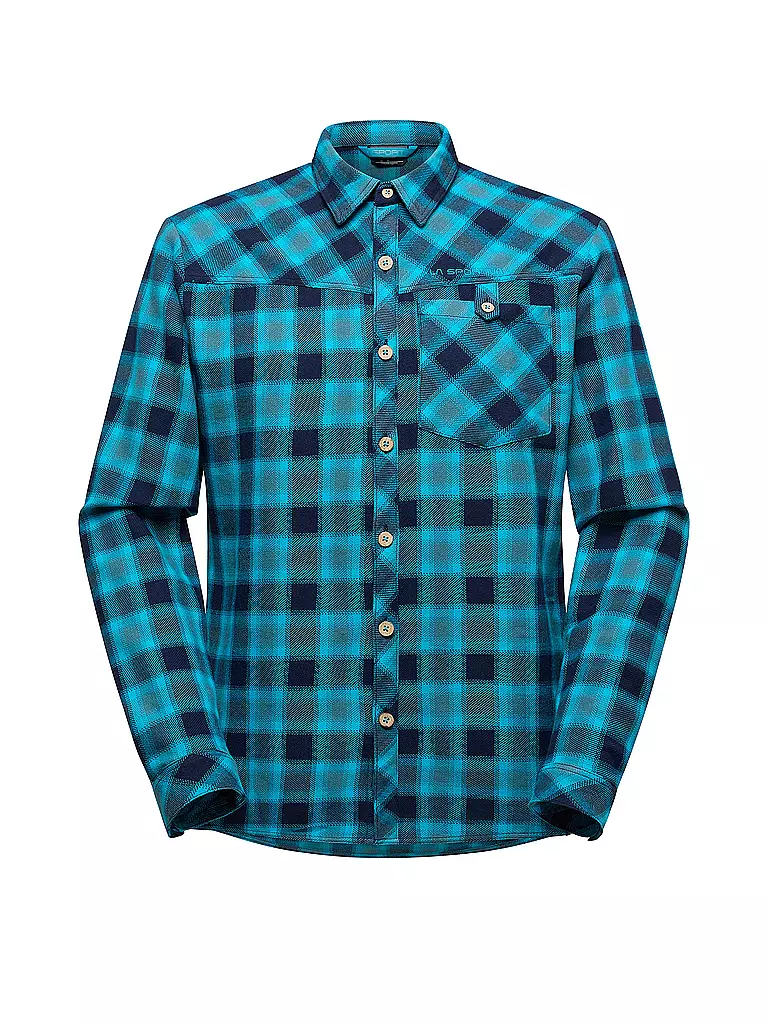 LA SPORTIVA | Herren Kletterhemd Rambler Flannel | Bleu