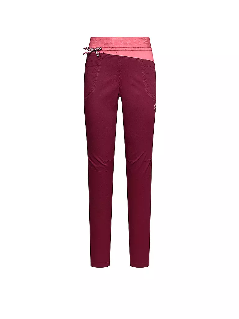 LA SPORTIVA | Pantalon d'escalade Tundra pour femmes | Rouge foncé