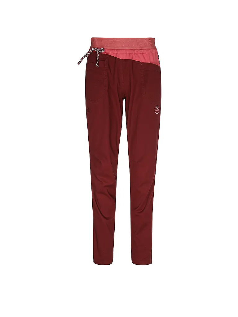 LA SPORTIVA | Pantalon d'escalade Tundra pour femmes | Rouge foncé