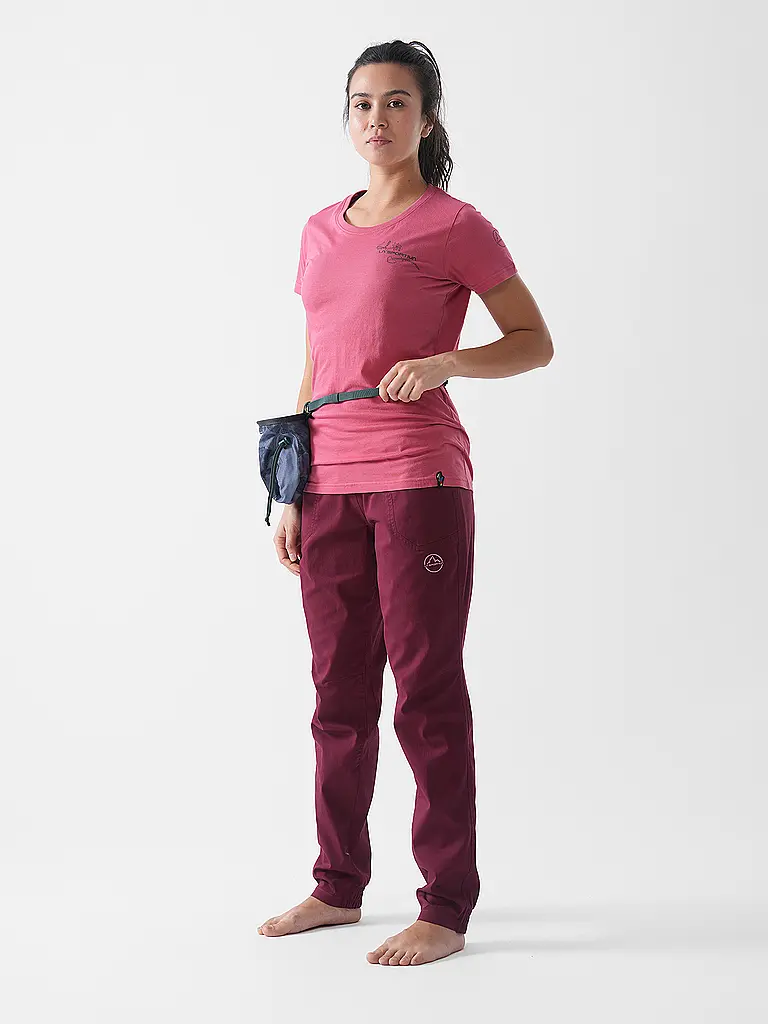 LA SPORTIVA | Pantalon d'escalade Tundra pour femmes | Rouge foncé