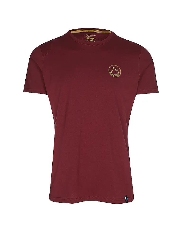 LA SPORTIVA | T-shirt d'escalade homme Circle Logo | Rouge foncé
