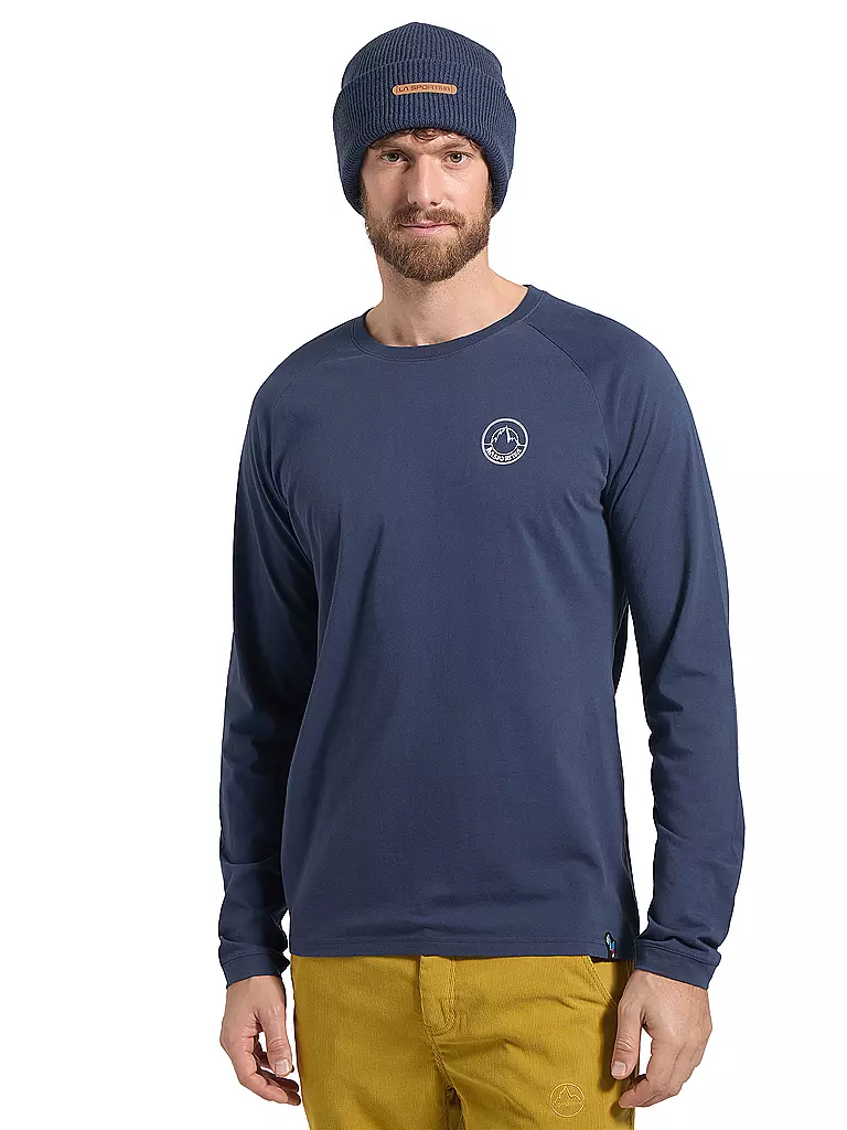 LA SPORTIVA | T-shirt d'escalade homme Circle Logo | Bleu foncé