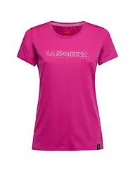 LA SPORTIVA | T-shirt d'escalade Outline pour femmes | Rose vif