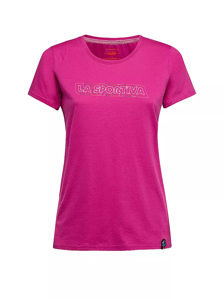 LA SPORTIVA | T-shirt d'escalade Outline pour femmes | Rose vif