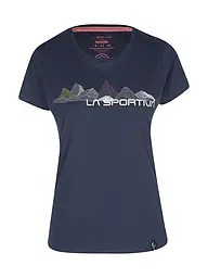 LA SPORTIVA | T-shirt d'escalade Peaks pour femmes | Bleu foncé