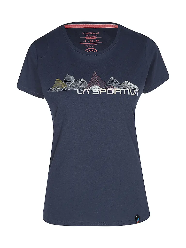 LA SPORTIVA | T-shirt d'escalade Peaks pour femmes | Bleu foncé