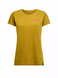 LA SPORTIVA | T-shirt d'escalade Stone pour femmes | Moutarde