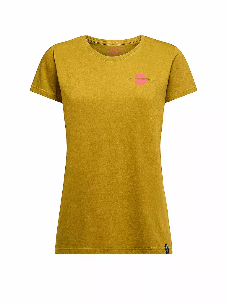 LA SPORTIVA | T-shirt d'escalade Stone pour femmes | Moutarde