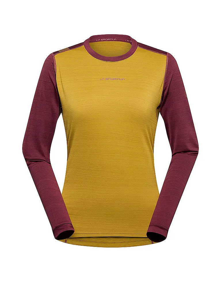 LA SPORTIVA | T-shirt d'escalade Tour pour femmes | Moutarde