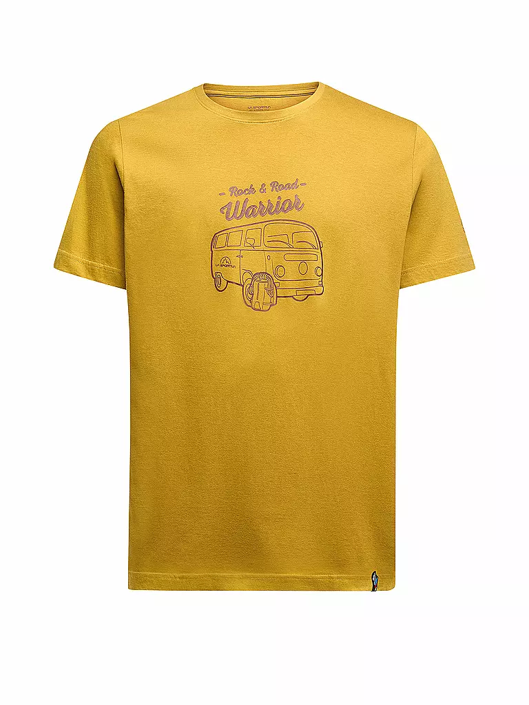 LA SPORTIVA | T-shirt d'escalade Van pour hommes | Moutarde
