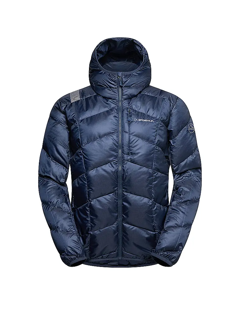 LA SPORTIVA | Veste isolante pour homme Pinnacle Down à capuche | Bleu foncé