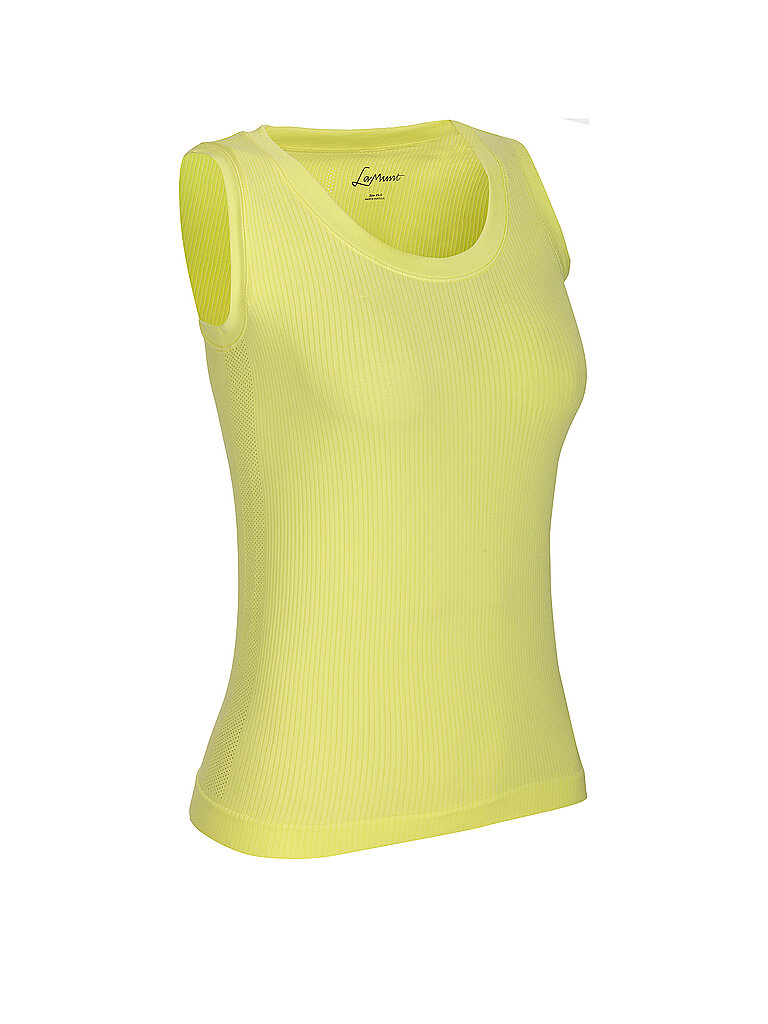 Débardeur de fitness sans coutures Nadias jaune XS/S