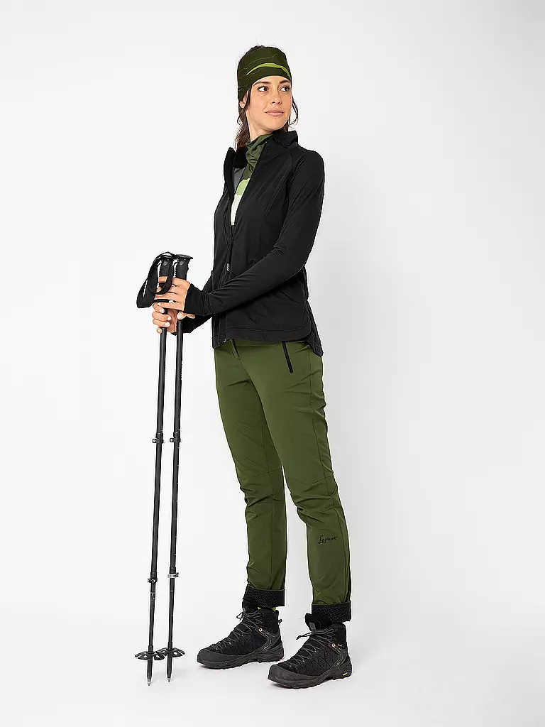 LAMUNT | Coupe-vent pour femmes Eliana Hybrid Hoodie | Noir
