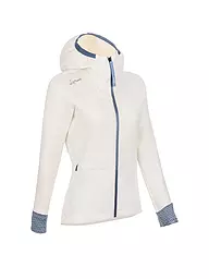 LAMUNT | Damen Fleecejacke Antje Thermal Hoodie | Blanc