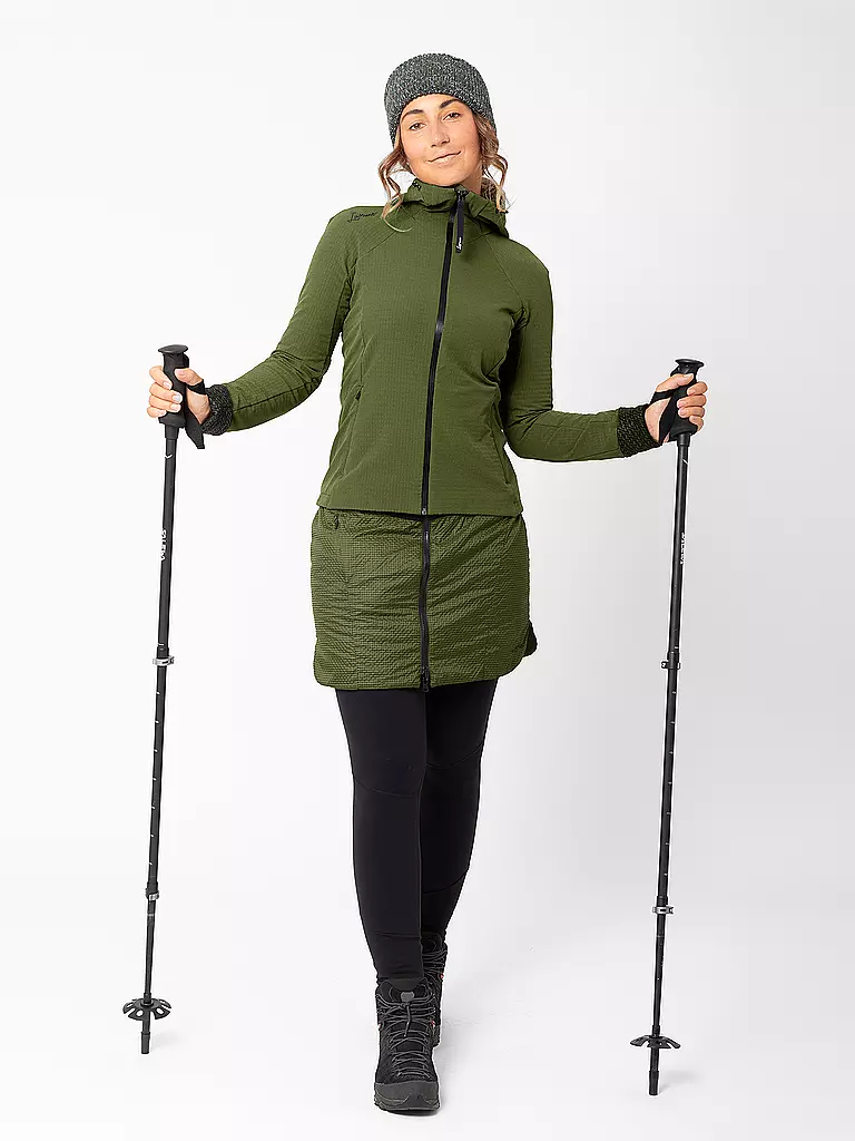 LAMUNT | Damen Isoskirt Irmi Remoca Pad® Réversible | Vert foncé