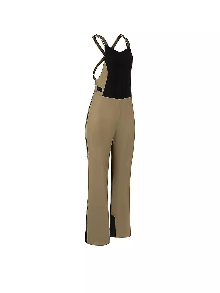 LAMUNT | Damen Tourenhose Tiziana 2L WP Salopettes | Marron clair