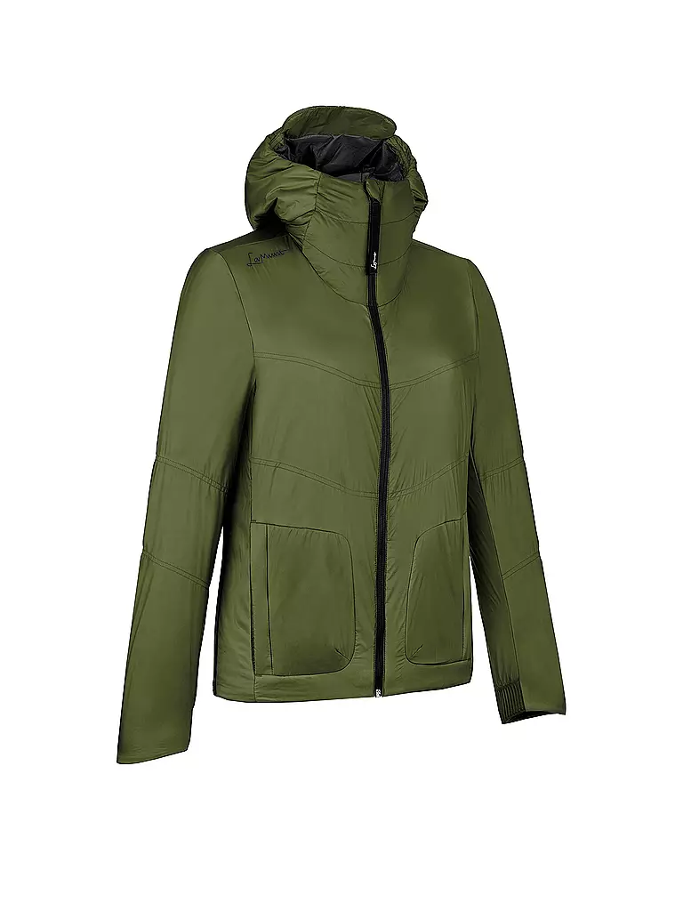 LAMUNT | Isojacke Alberta Light Remoca Pad® pour femmes | Vert foncé