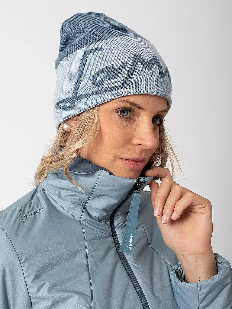 LAMUNT | Mütze Martha Logo Knit | Bleu