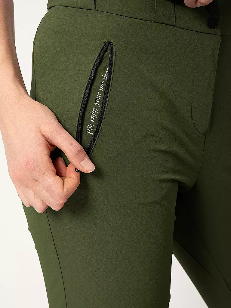 LAMUNT | Pantalon de randonnée femme SERENA LIGHT MOUNTAIN | Vert foncé