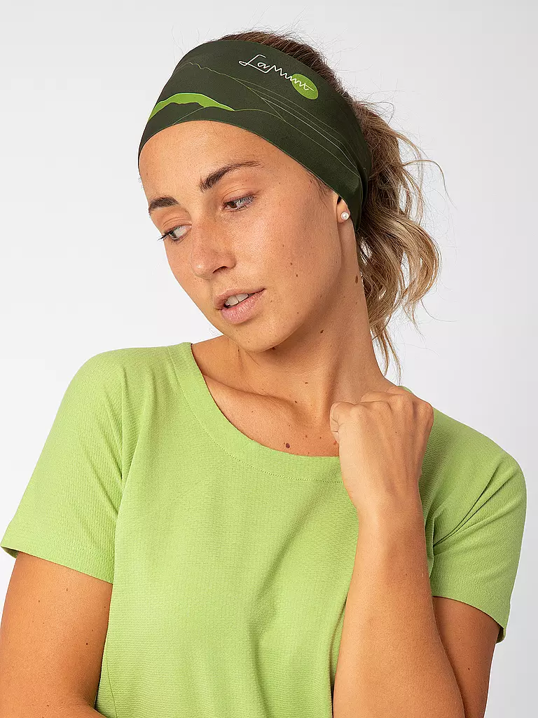 LAMUNT | Stirnband MARTHA ARTY | Vert foncé