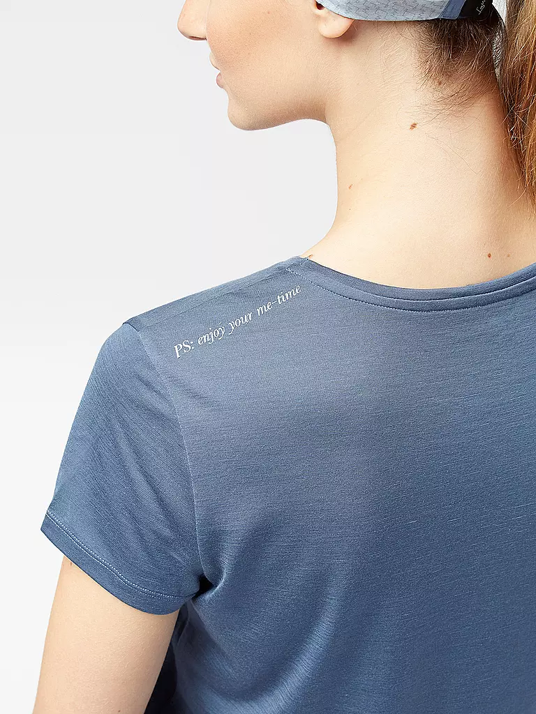 LAMUNT | T-shirt de sport femme Alexandra Logo | Bleu foncé